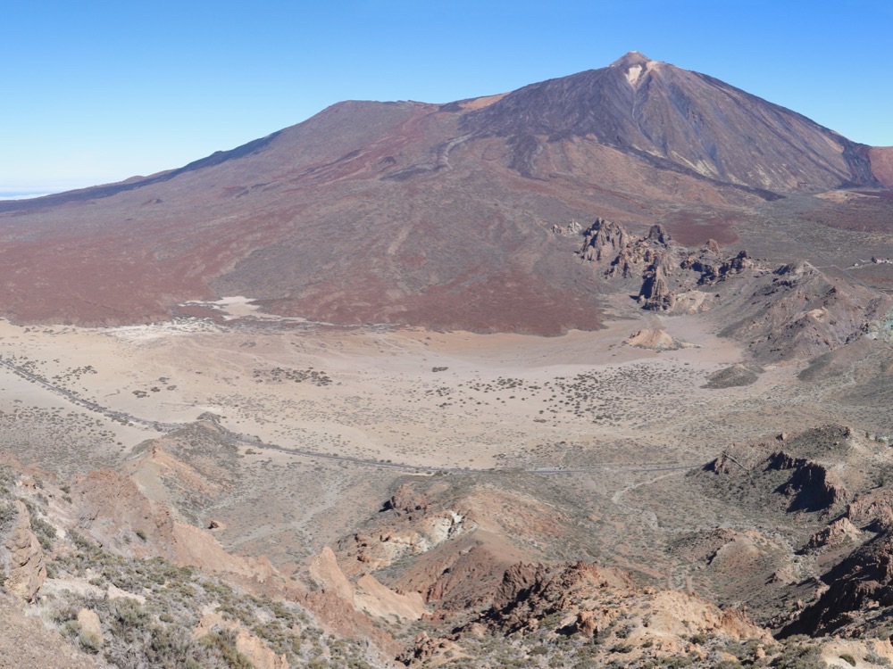 Mount Teide above the Las Cañadas caldera on Tenerife