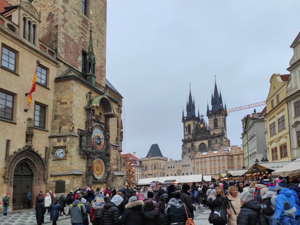 The Old Town Christmas market, Old Town Square